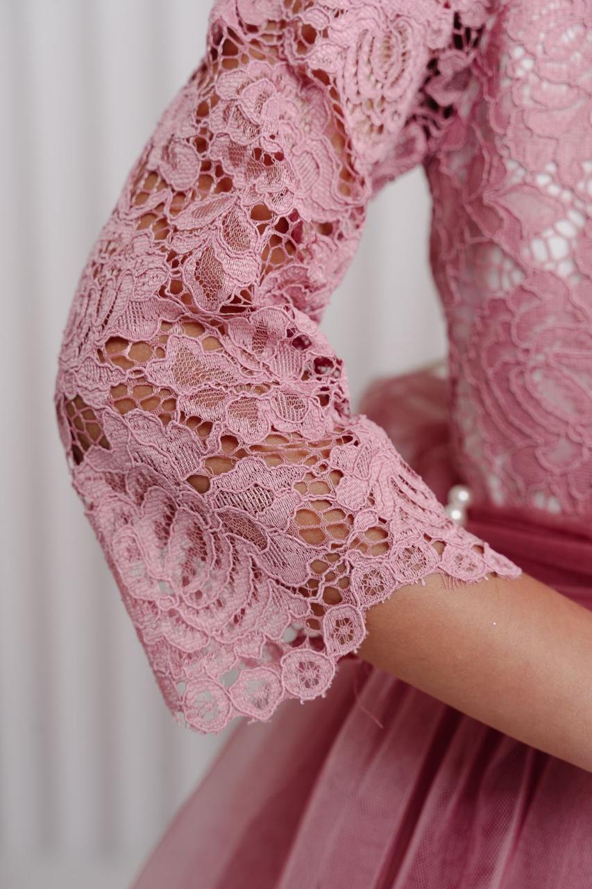 Платье праздничное для девочки 128 см Розовый (2415868616) - фото 2 Платье праздничное для девочки 128 см Розовый (2415868616) - фото 2