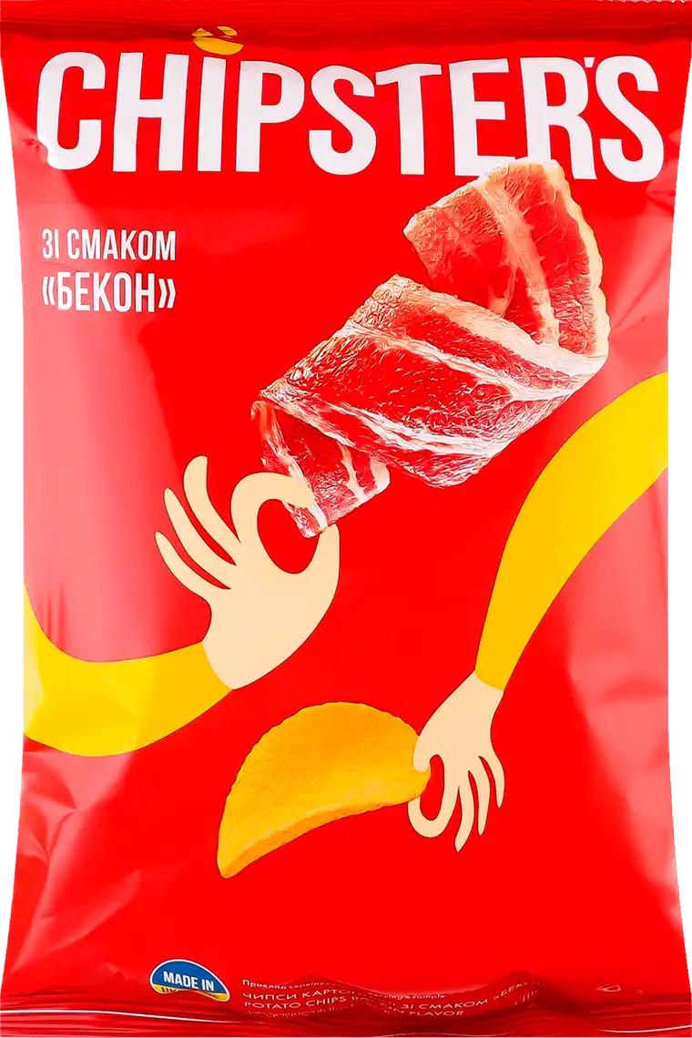 Чипсы Chipsters бекон 100 г