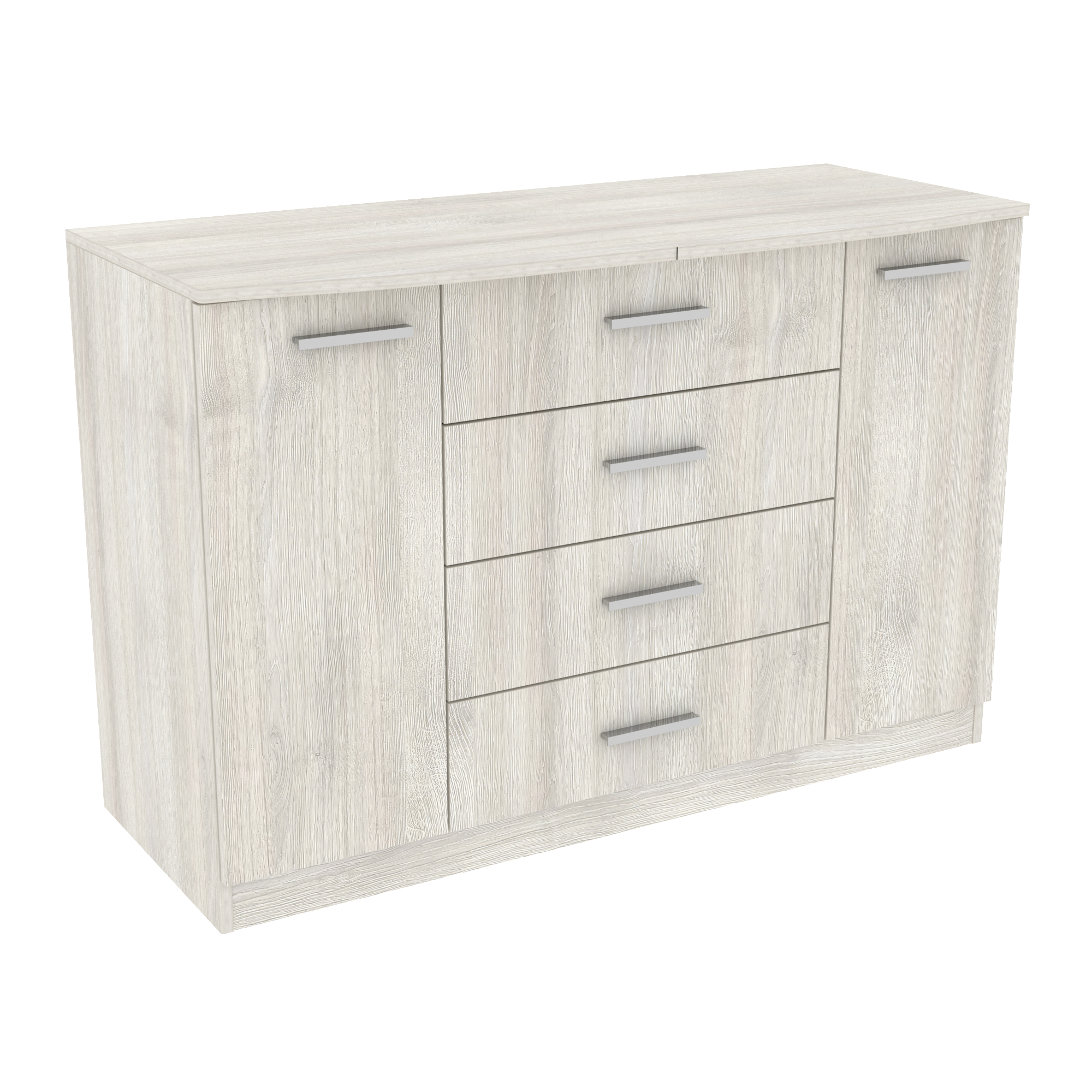 Комод №3 1200х450х800 мм Дуб Шамони светлый