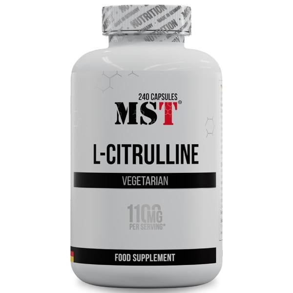 Цитрулин для спорта MST Nutrition L-Citrulline 240 капс. (000023725) Цитрулин для спорта MST Nutrition L-Citrulline 240 капс. (000023725)