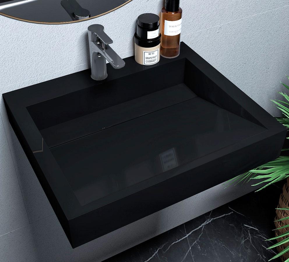 Умывальник подвесной Status Adler 60 Black (629) - фото 2