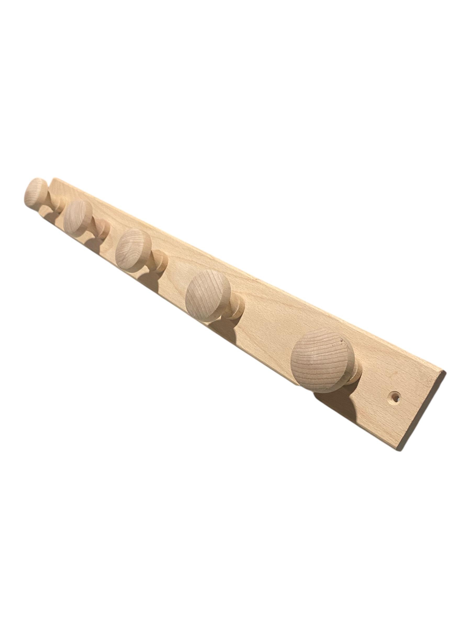 Вішалка для одягу дерев'яна настінна (31265126)