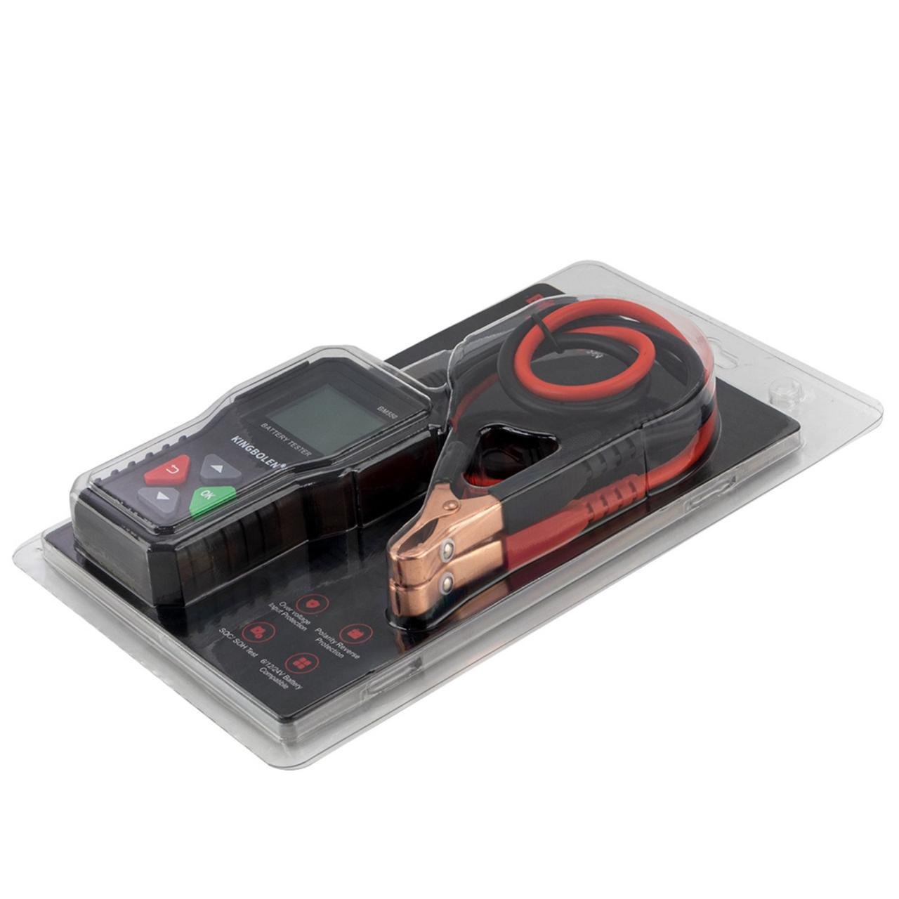 Тестер анализатор автомобильных аккумуляторов Kingbolen BM550 6 В/12 В/24 В (1680110442) - фото 7 Тестер анализатор автомобильных аккумуляторов Kingbolen BM550 6 В/12 В/24 В (1680110442) - фото 7