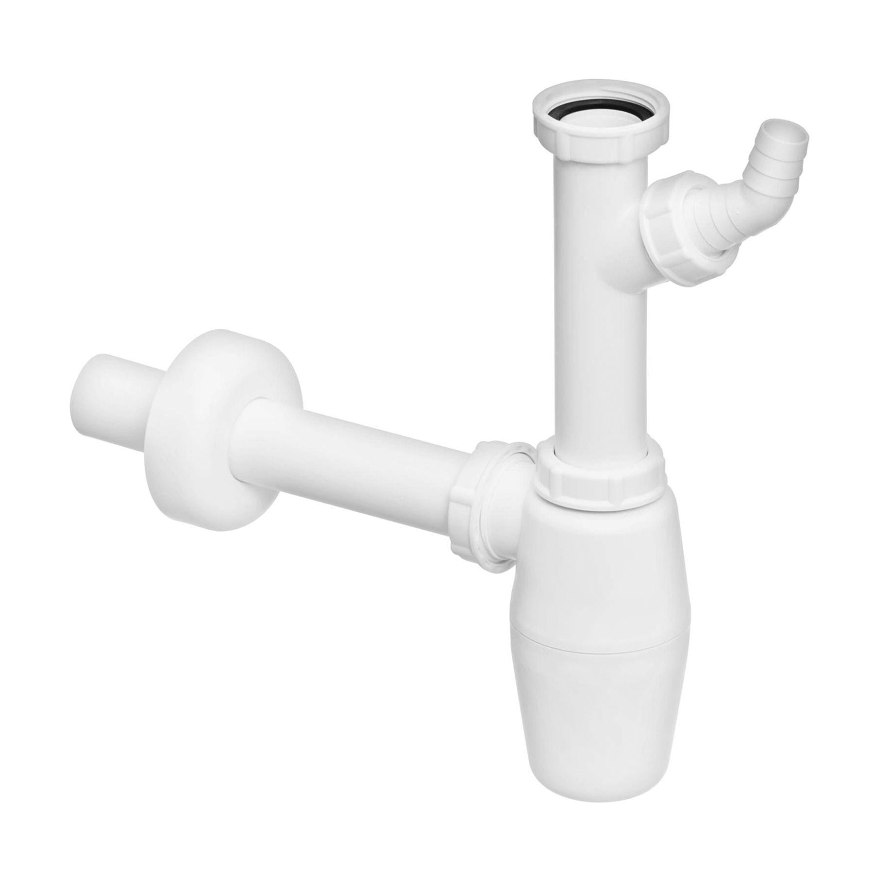Сифон для раковины Viega 326319 1 1/4″х1 1/4″ с отводом пластик бутылка Белый (000000809) Сифон для раковины Viega 326319 1 1/4″х1 1/4″ с отводом пластик бутылка Белый (000000809)