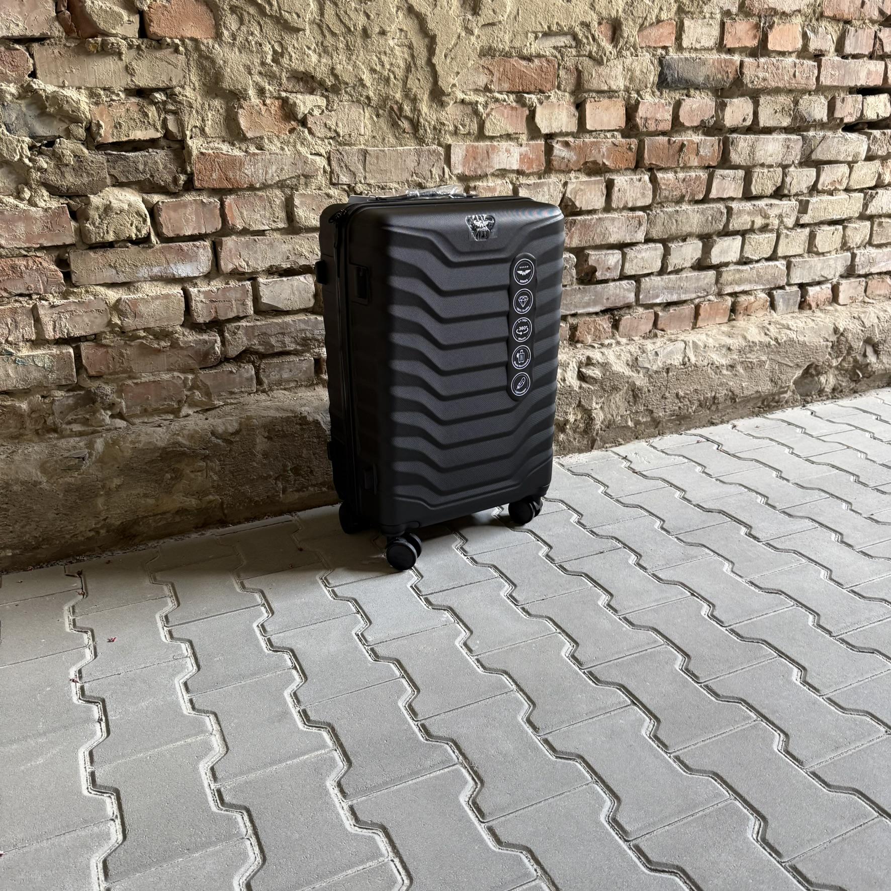 Чемодан Wings PEA01 дорожный М Черный (26557315) - фото 3 Чемодан Wings PEA01 дорожный М Черный (26557315) - фото 3