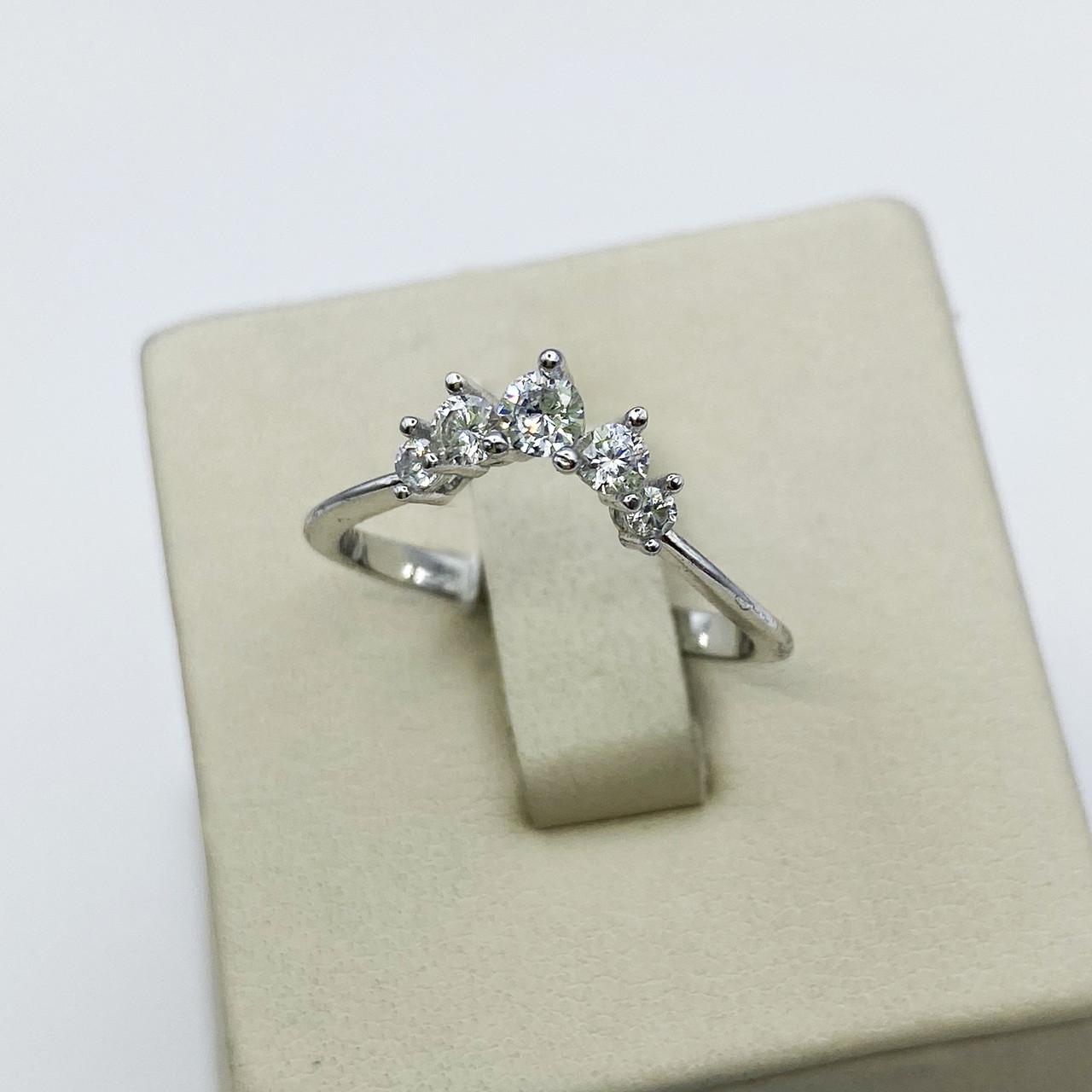 Кольцо серебряное Дорожка с кубическим цирконием р. 18,5 1,26 г (1942670540)