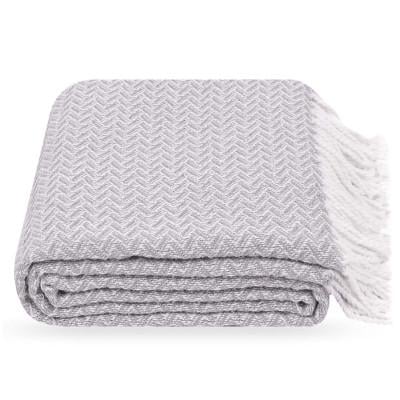 Плед орбита 140х200 см Серый