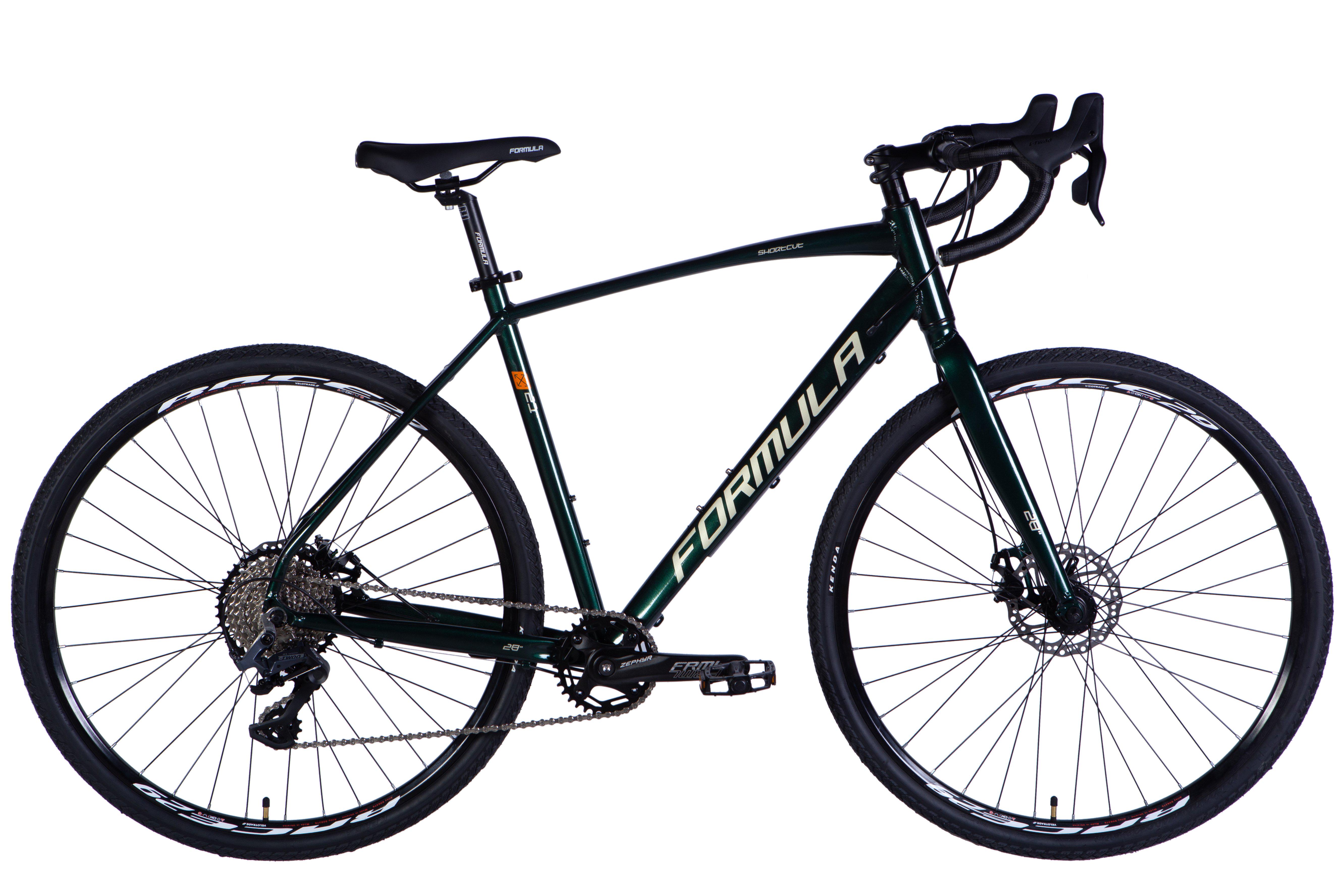 Велосипед Formula SHORTCUT AL 28"/21" DD CS Темно-зеленый (50000271)