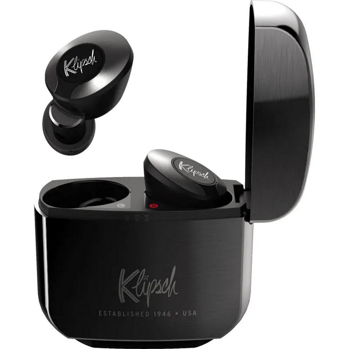 Навушники бездротові Klipsch T5 II True Wireless Earbuds ANC Gunmetal Чорний (2880948395)