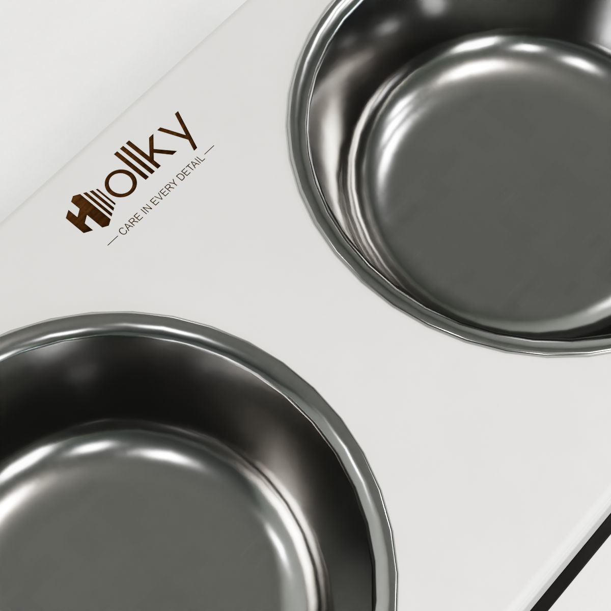 Миски на подставке для очень больших собак Hollky Base XXL40 2х2,8 л (BXXL40-643240-GRWH) - фото 4 Миски на подставке для очень больших собак Hollky Base XXL40 2х2,8 л (BXXL40-643240-GRWH) - фото 4