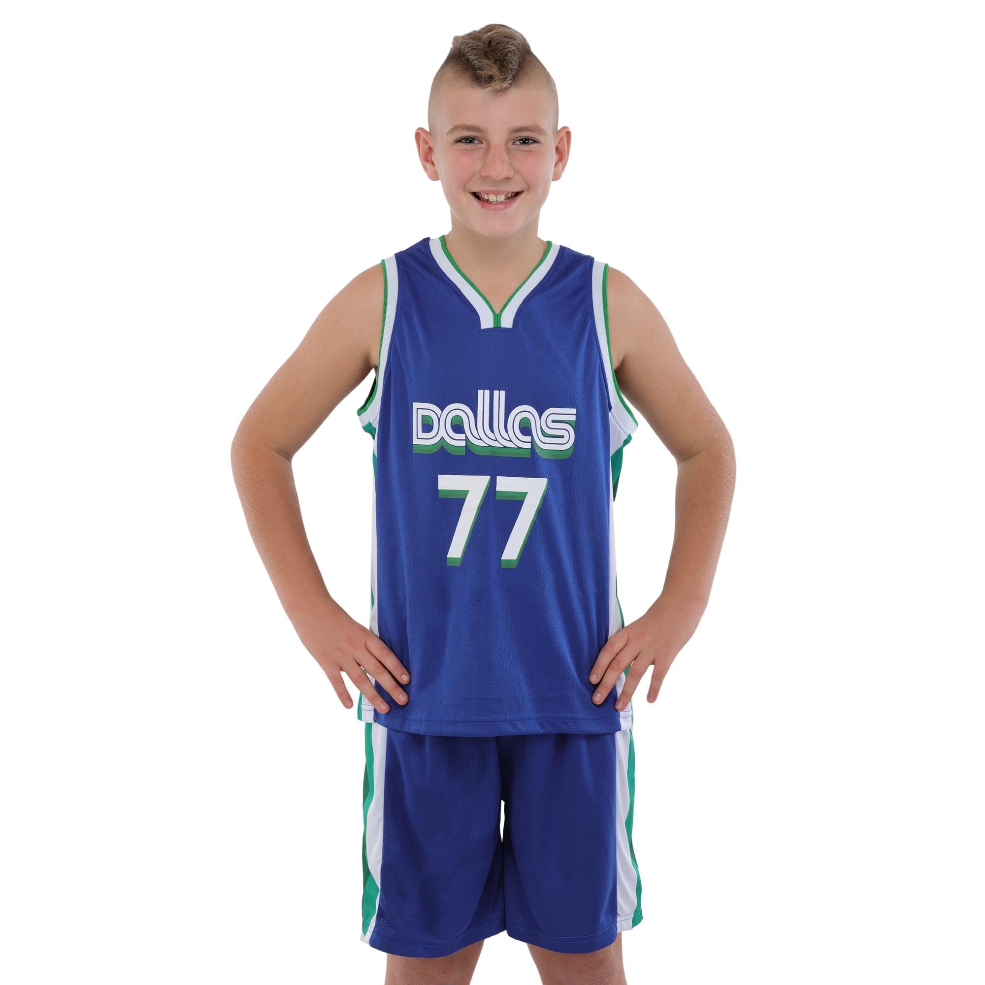 Форма баскетбольная детская NBA клуб Dallas Mavericks Doncic 77 BA-9453 XL 134-150 см Синий (31105295)