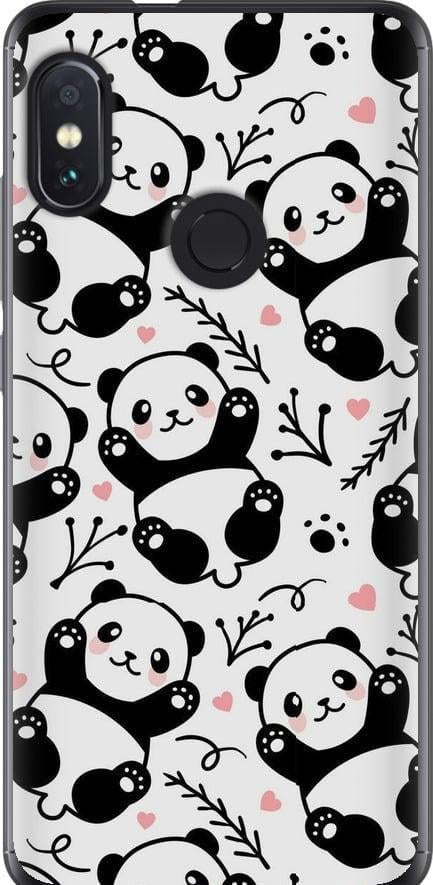 Чехол на Xiaomi Redmi Note 5 Панды (4318u-1516-42517)