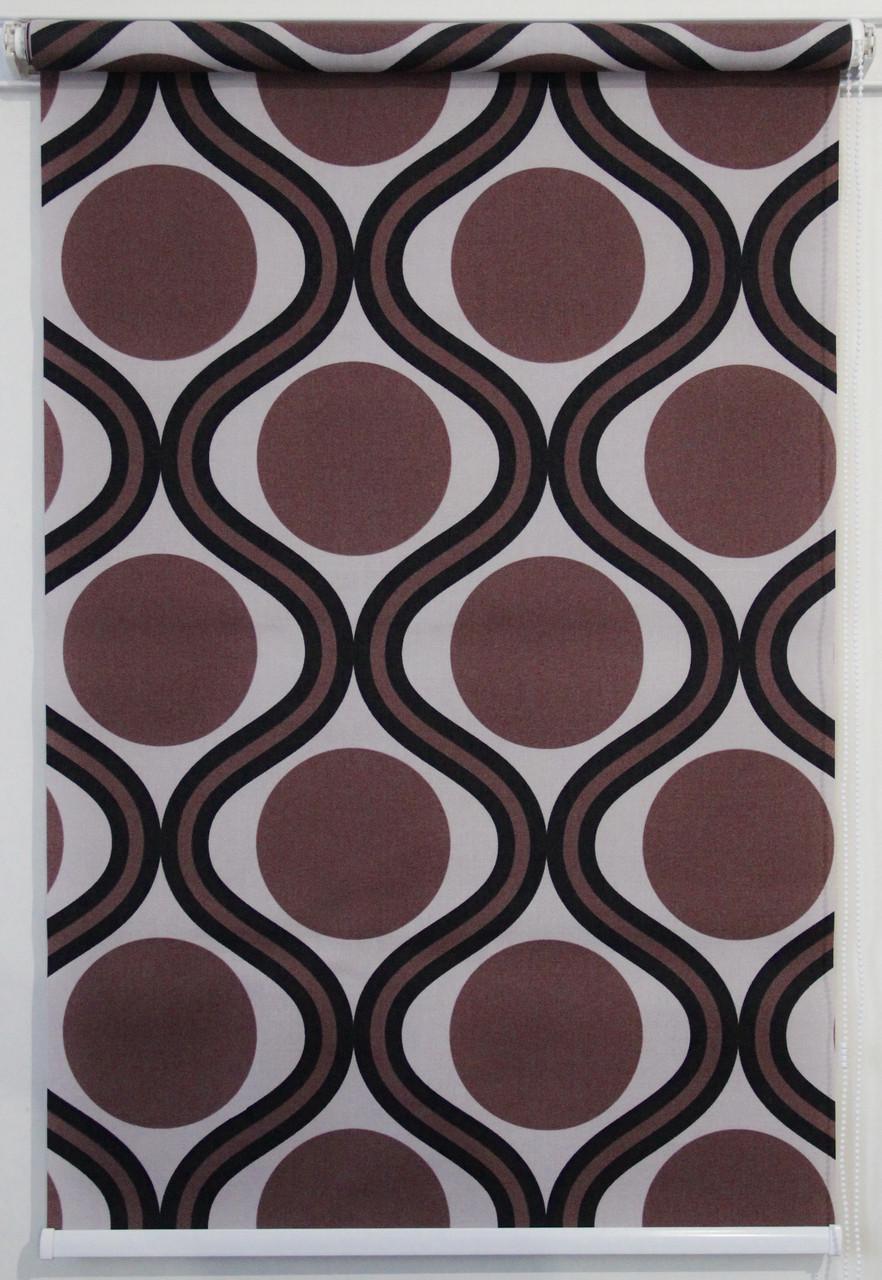 Рулонна штора Miranda Калейдоскоп 75х150 см Коричневий (АО-52842-74)