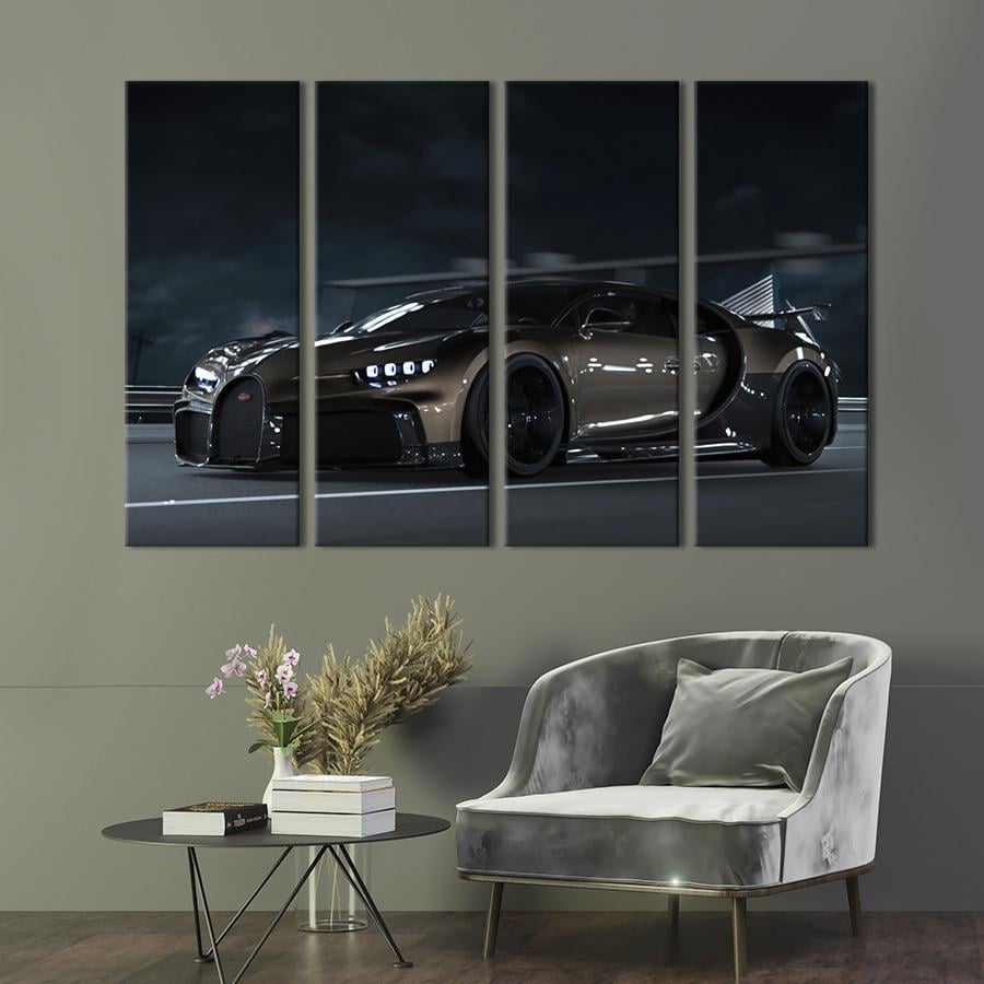 Картина на холсте Эксклюзивный автомобиль Бугатти 149x93 см (1302-41)