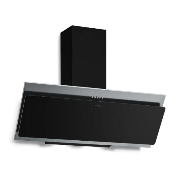 Натяжная вытяжка KLARSTEIN Alessia для кухни с подсветкой 90 см 55 Вт 404 м3/ч (10047449)