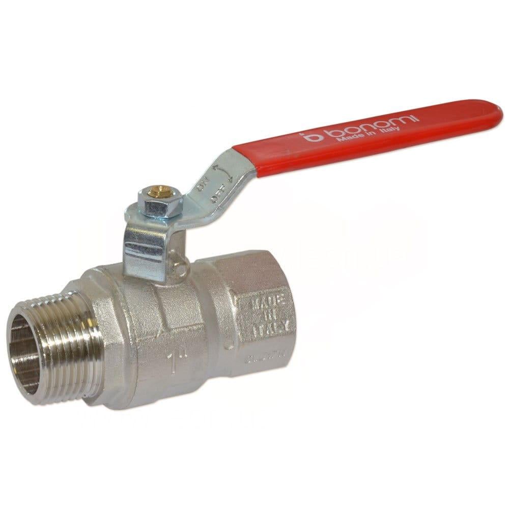 Кран кульовий Bonomi Missouri 1" ВЗ прямий латунь (79570108) Кран кульовий Bonomi Missouri 1" ВЗ прямий латунь (79570108)