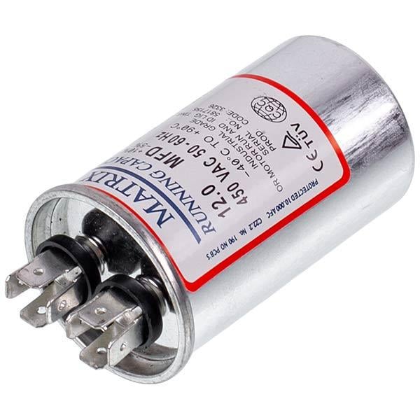 Конденсатор для електроприладів CBB65 VDH 12uF 450V (00000043462)