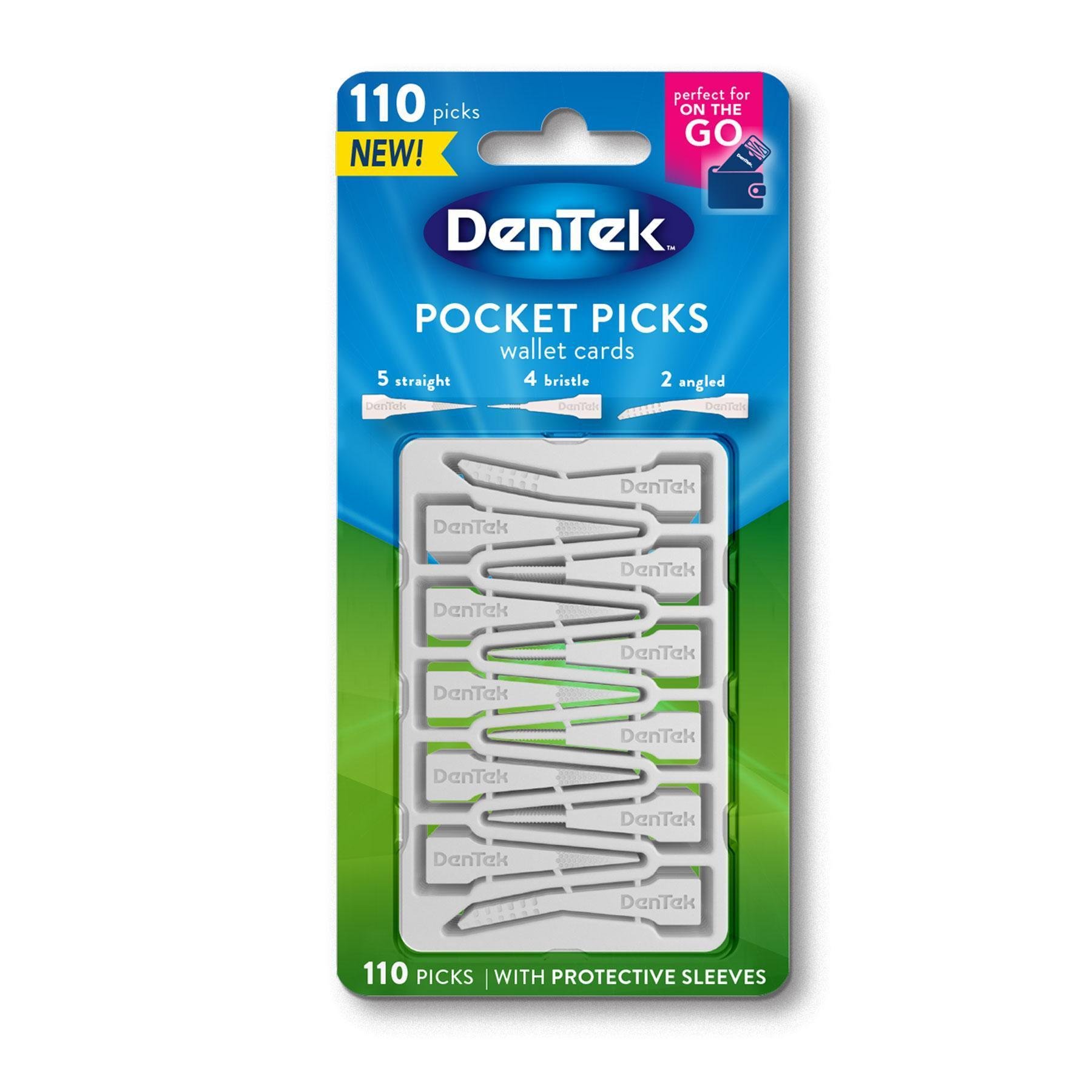 Зубочистки карманные DenTek 110 шт. (4347)