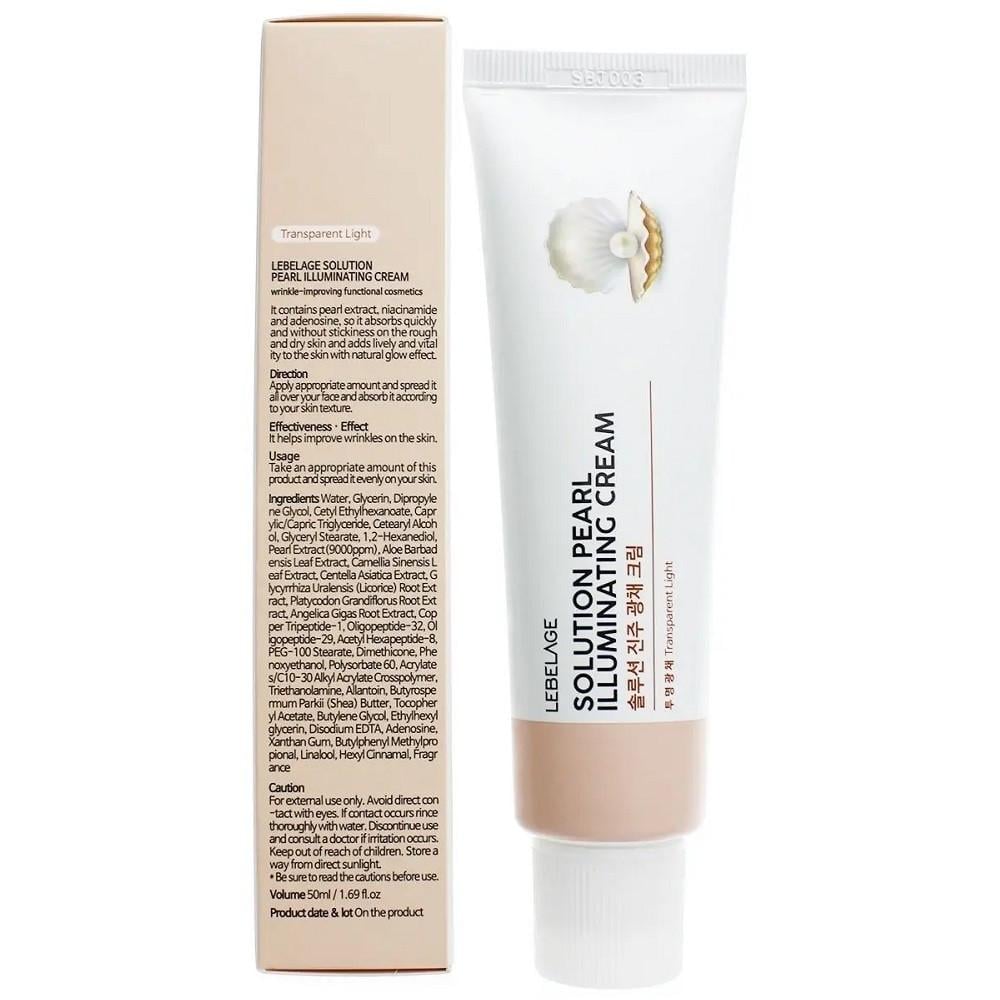 Крем для лица Lebelage Solution Pearl Illuminating Cream с жемчугом 50 мл (8809446654110)