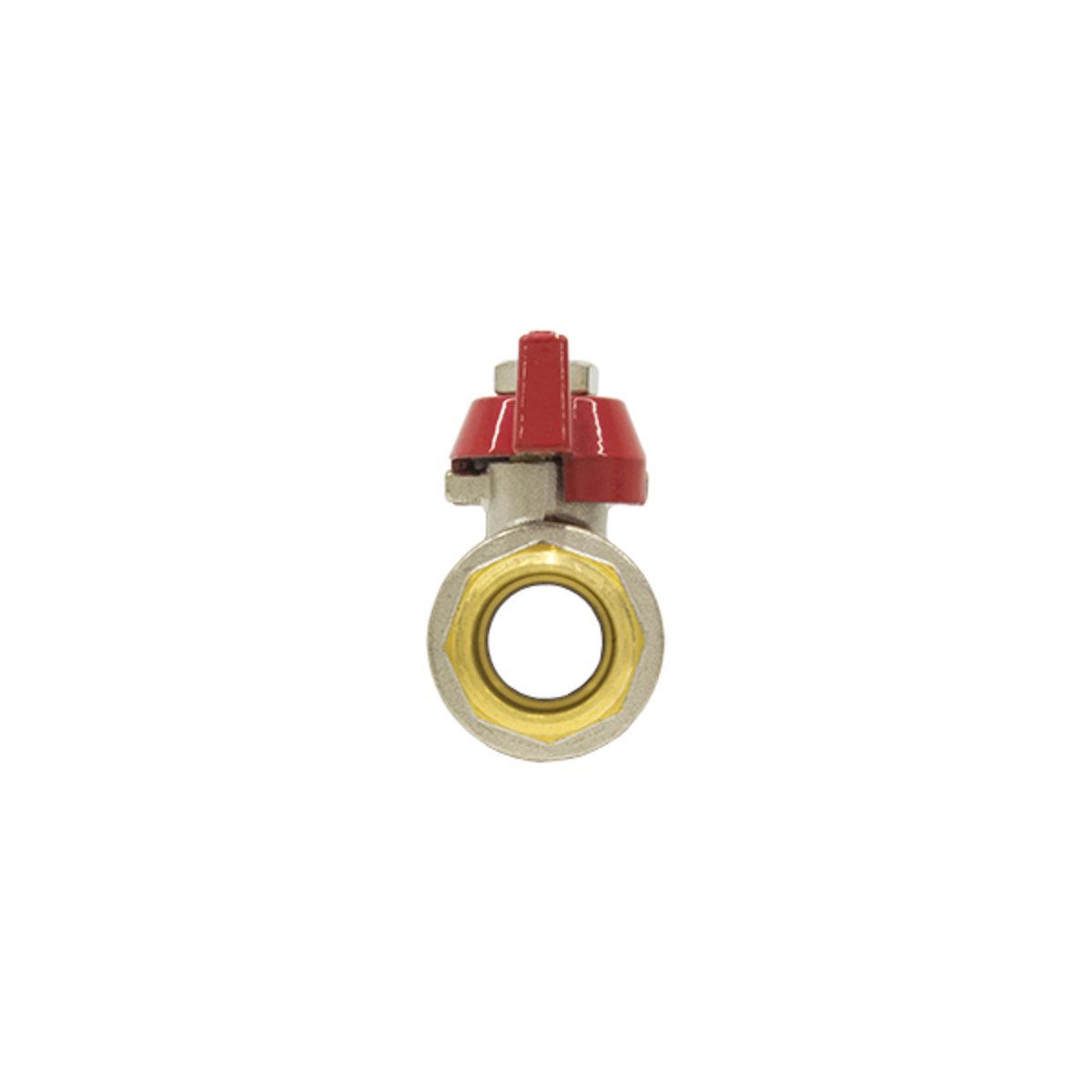 Кран шаровый Raftec PN40 НВ 1/2 бабочка Red (SW-51178) - фото 4