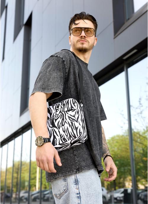 Мужская сумка-мессенджер Sambag Zebra тканевая через плечо (1140019723) - фото 3 Мужская сумка-мессенджер Sambag Zebra тканевая через плечо (1140019723) - фото 3