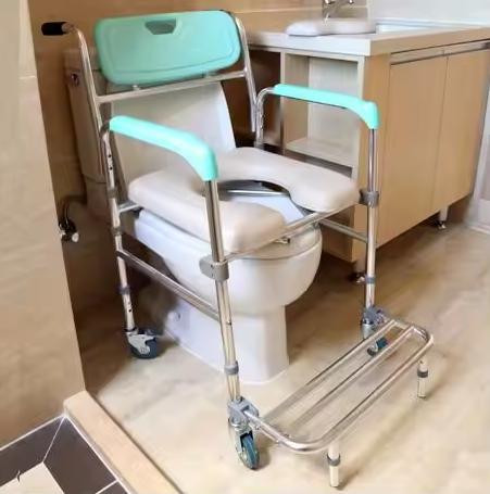 Кресло-унитазна колеса (KY-7801) - фото 5 Кресло-унитазна колеса (KY-7801) - фото 5