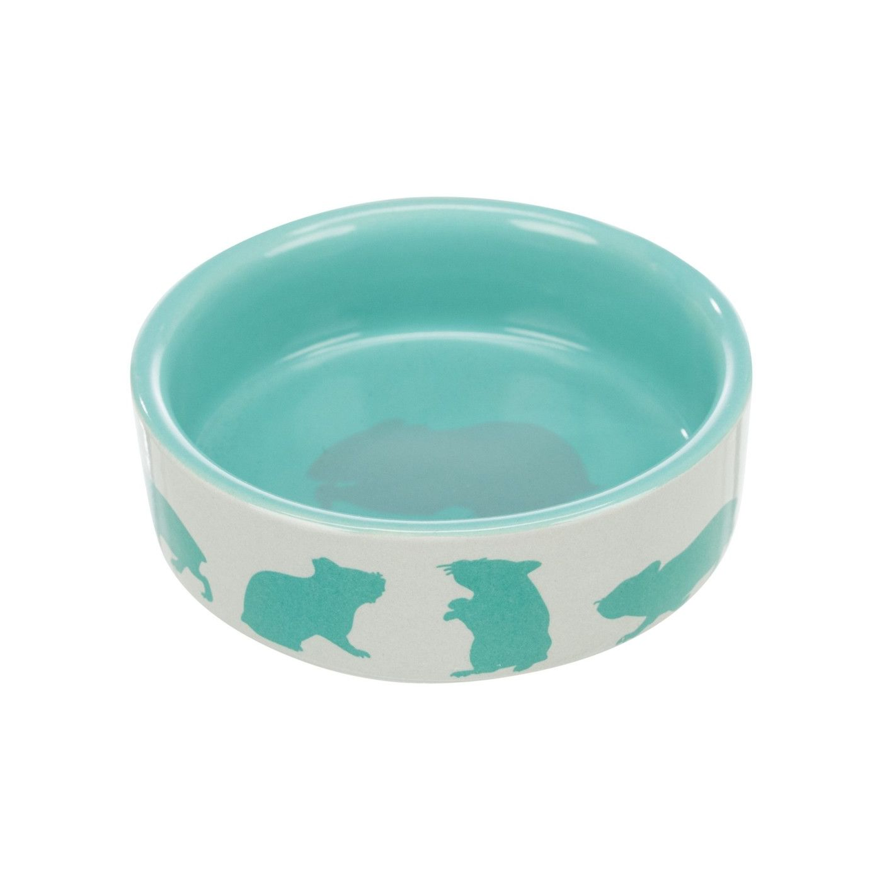 Миска Trixie для хомяков принт с грызуном керамическая 80 мл 8 см (4011905607313)