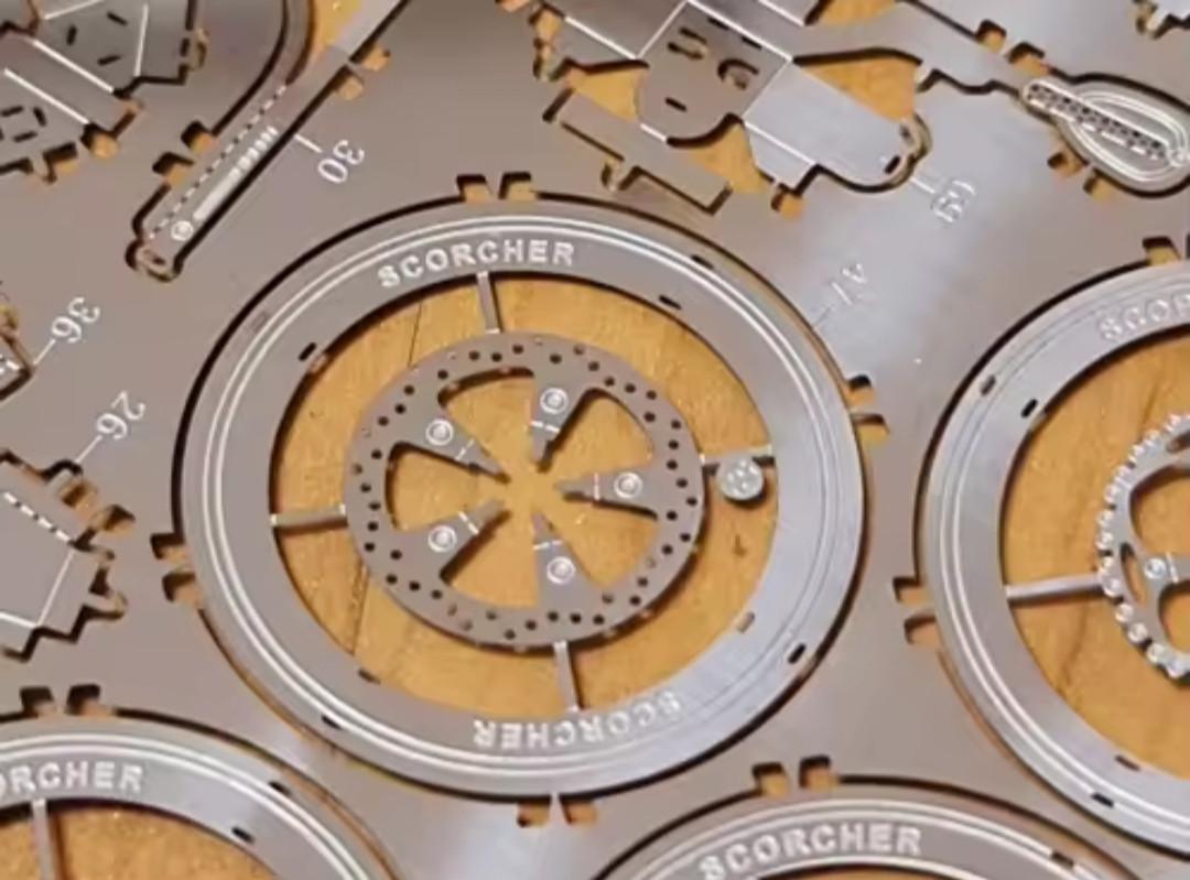 Конструктор металлический 3D Мотоцикл - фото 3 Конструктор металлический 3D Мотоцикл - фото 3