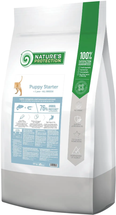 Корм сухий Puppy Starter All Breeds для цуценят всіх порід у період першого прикорму та відлучення від молока матері 18 кг (NPB46037)