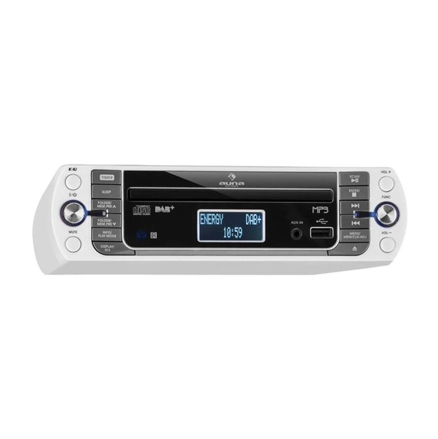 Радио кухонное Auna KR-400 CD с Bluetooth DAB+/FM-тюнером 40 станций 5 Вт (10031894)