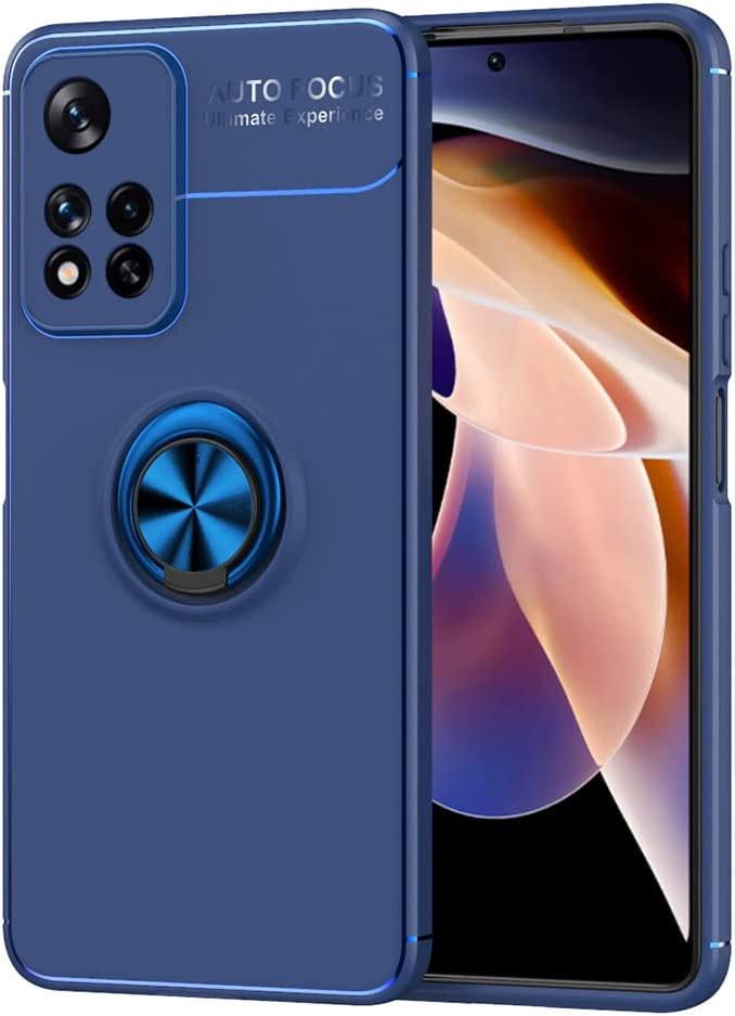 Чехол с кольцом Xiaomi Redmi Note 11 Pro (4G/5G) Autofocus Blue (30764-28)