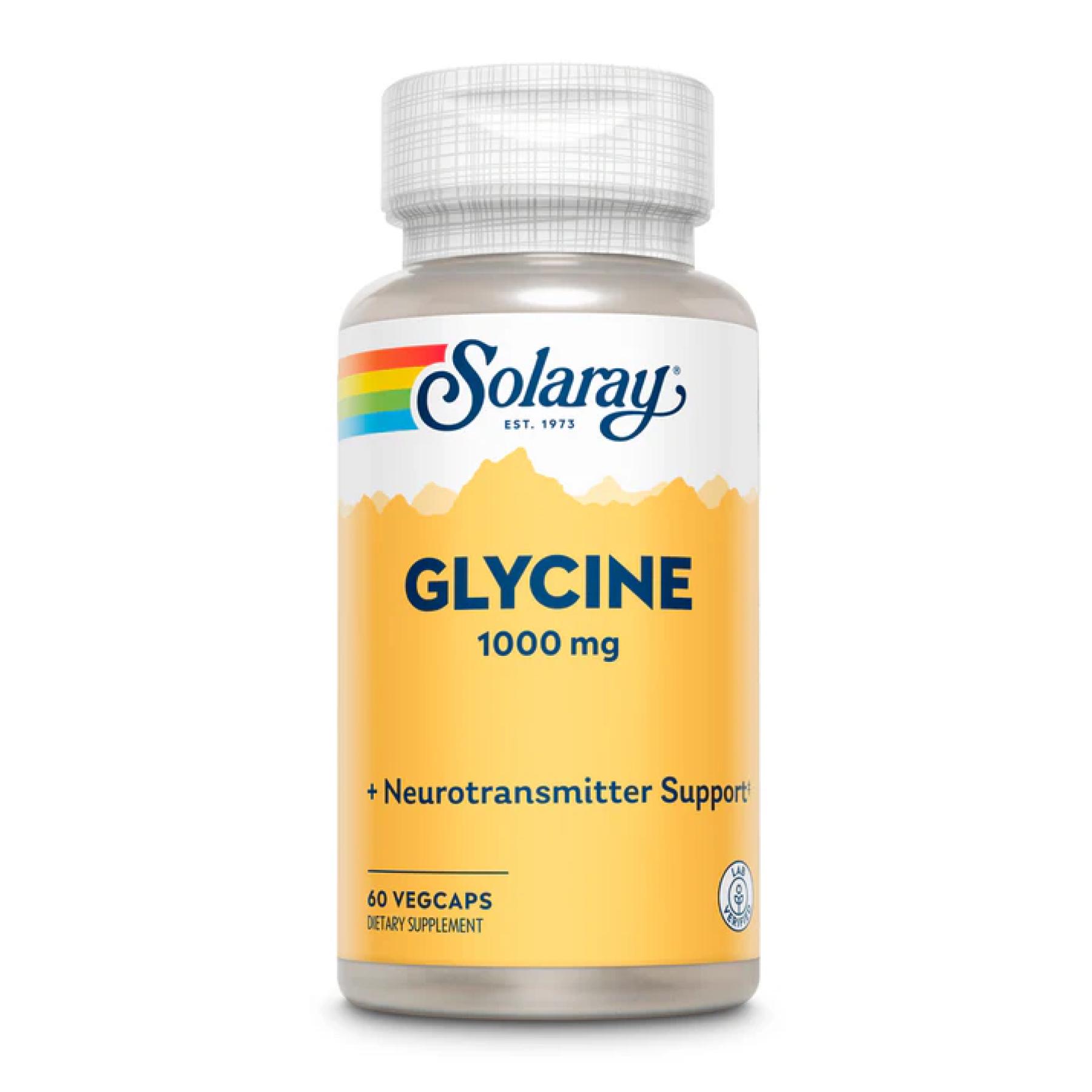 Натуральная добавка Glycine Free Form 1000 mg 60 vcaps (2023-10-3020)