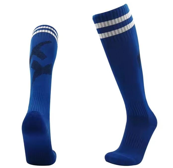 Гетры детские футбольные Sport р. 32-37 Синий с белыми полосками Гетры детские футбольные Sport р. 32-37 Синий с белыми полосками