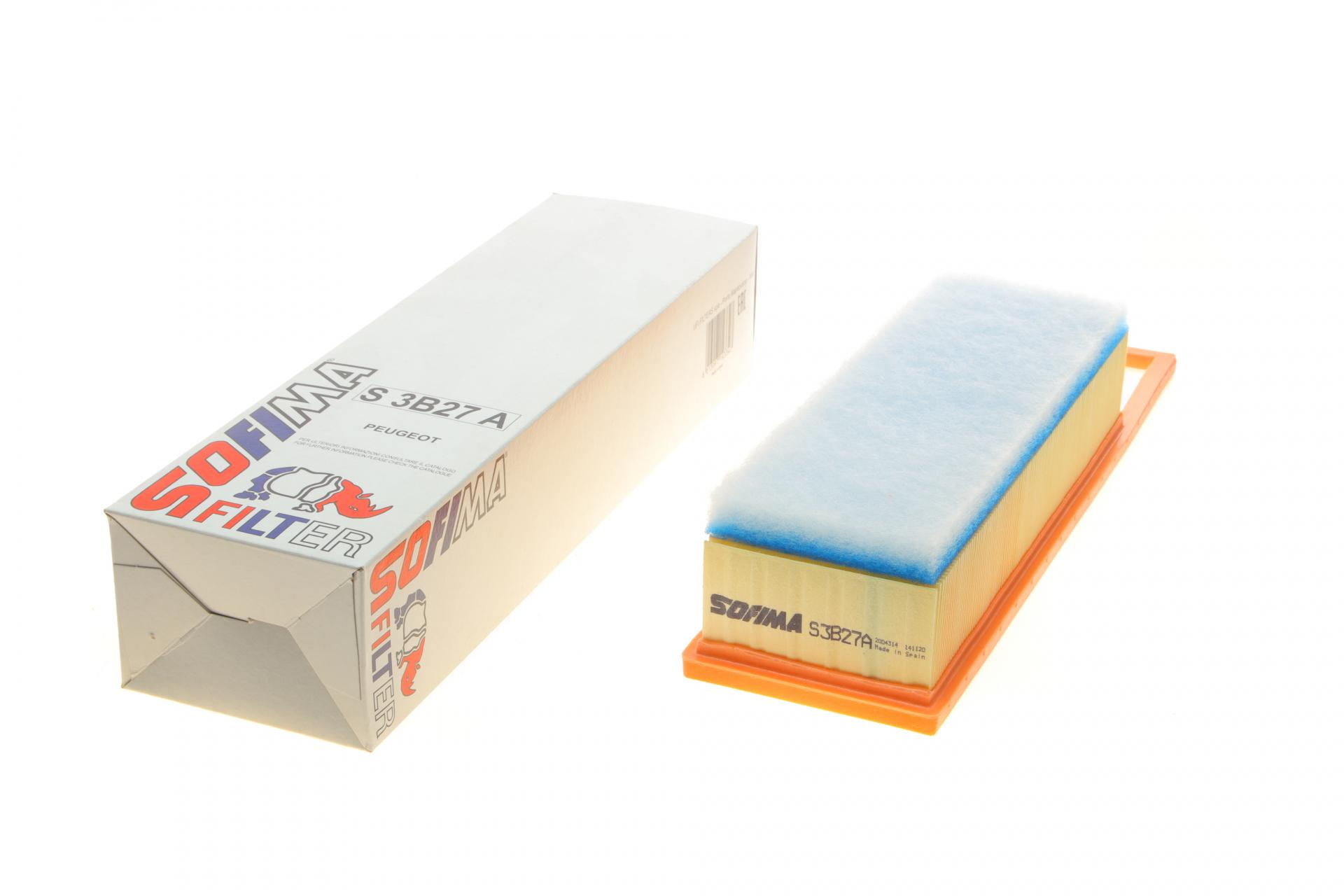 Фільтр повітряний SOFIMA для Peugeot 308 1,6VTI 14- (S 3B27 A)