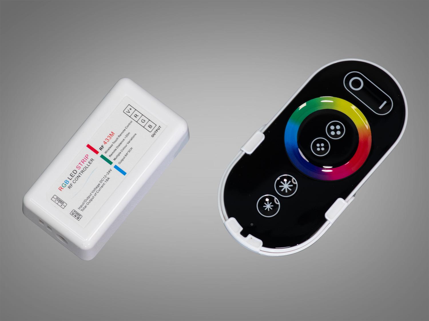 Контролер з дистанційним керуванням для RGB стрічки (PC-H13-RGB-RF433-18A)