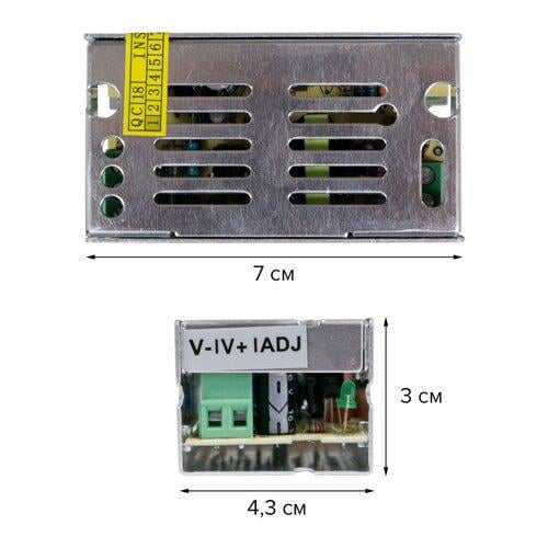 Блок питания 12В 15 Вт OEM DC12 15W 1,25А TR15-12 (FSB00-00000975) - фото 2