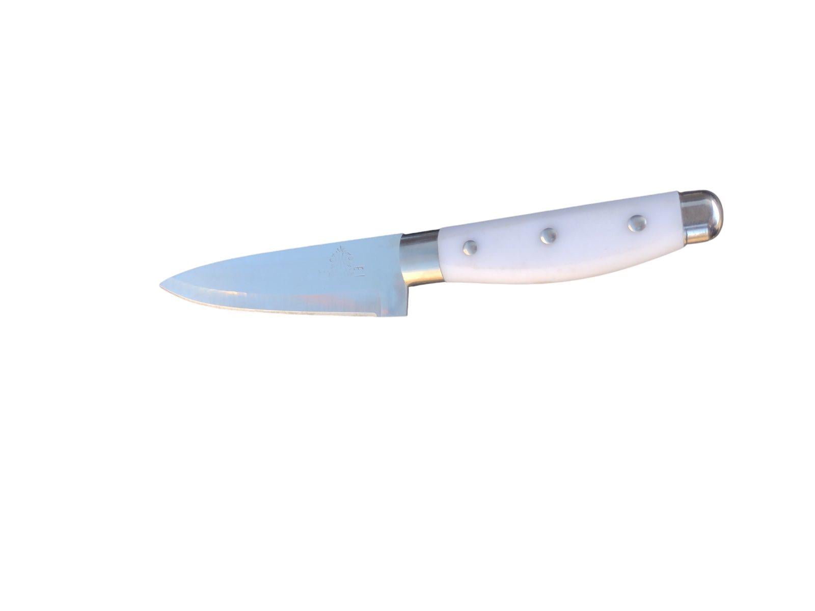 Нож кухонный с белой ручкой 24 см (НК-24)