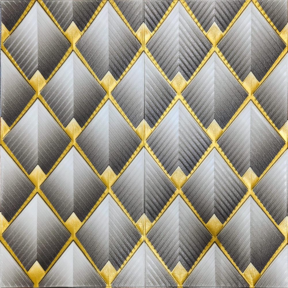 3D-панель самоклеющаяся настенно-потолочная Sticker Wall Ромб 700х700х4 мм (SW-00001986) - фото 2 3D-панель самоклеющаяся настенно-потолочная Sticker Wall Ромб 700х700х4 мм (SW-00001986) - фото 2