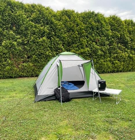 Стіл-валіза розкладний туристичний для намету/кемпінгу/саду max навантаження 15 кг Бежевий - фото 8