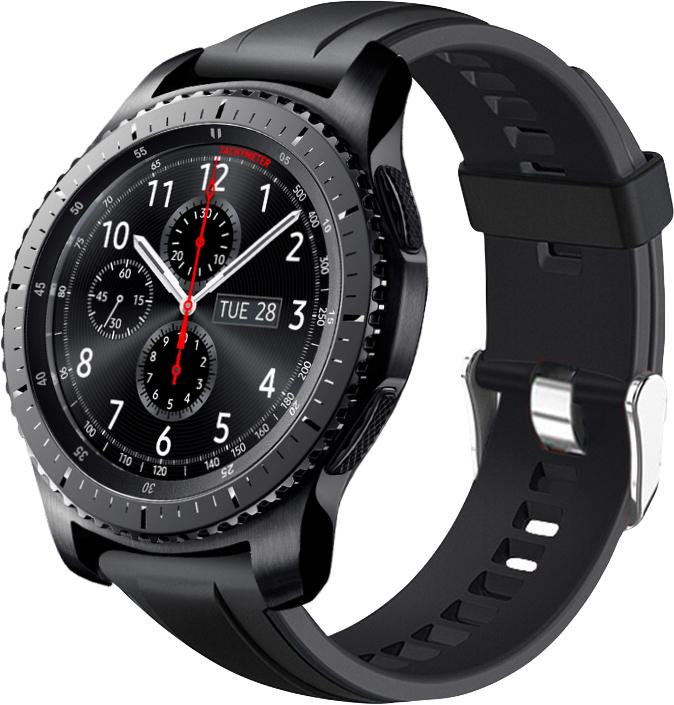 Ремешок Coholl для Samsung Gear S3 22 мм Black (16258)