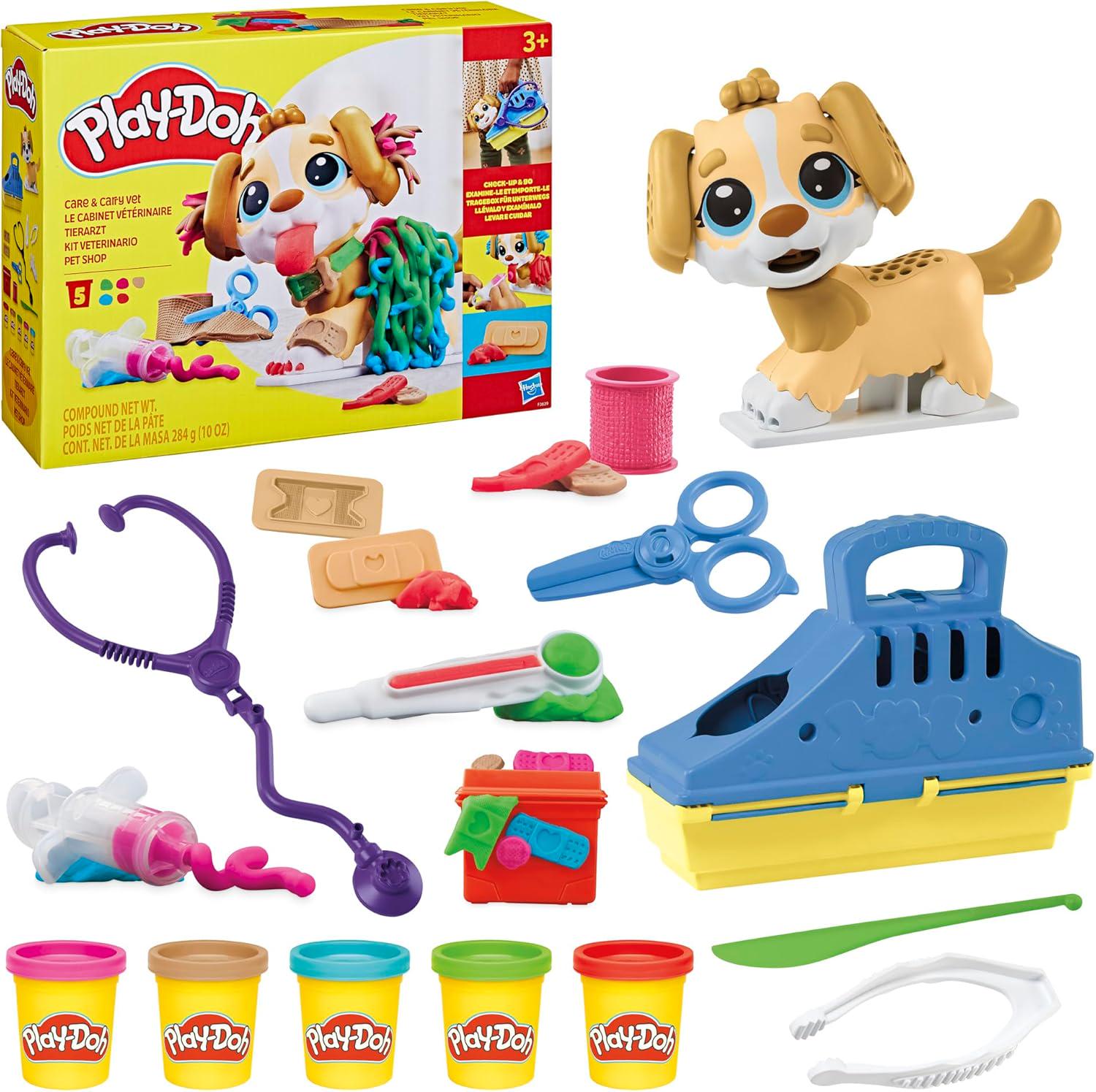 Набор Прием у ветеринара Hasbro Play-Doh Care'n Carry Vet Playset! (29702319)