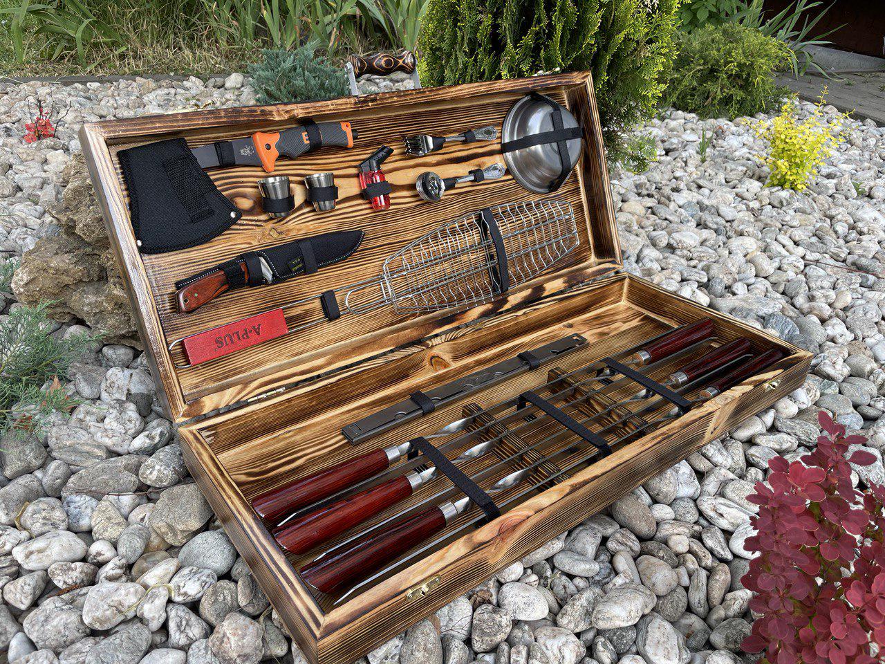 Набор шампуров Big Boss 2 в кейсе - фото 3 Набор шампуров Big Boss 2 в кейсе - фото 3