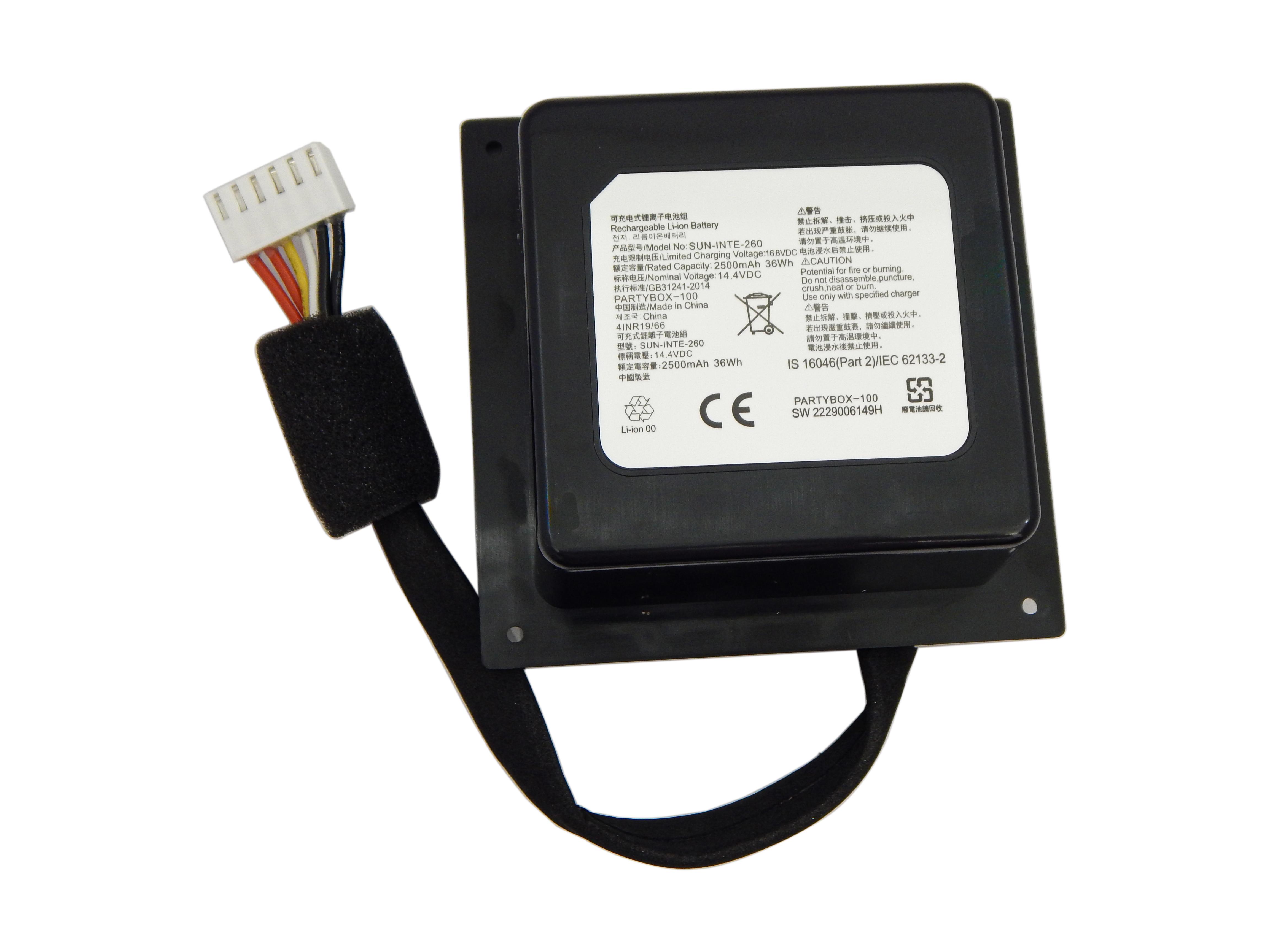 Аккумулятор для JBL PartyBox 100 SUN-INTE-260 CS-JMB110SL - фото 1 Аккумулятор для JBL PartyBox 100 SUN-INTE-260 CS-JMB110SL - фото 1