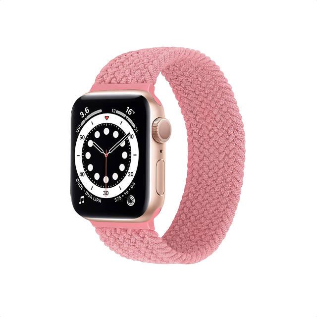 Нейлоновый ремешок Promate Fusion-40L для Apple Watch 38-40 мм 1/2/3/4/5/6/7/SE Pink - фото 1