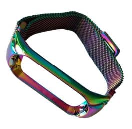 Браслет для фитнес-браслетов Миланская петля Mi Band 7 Rainbow Oil (000553572)
