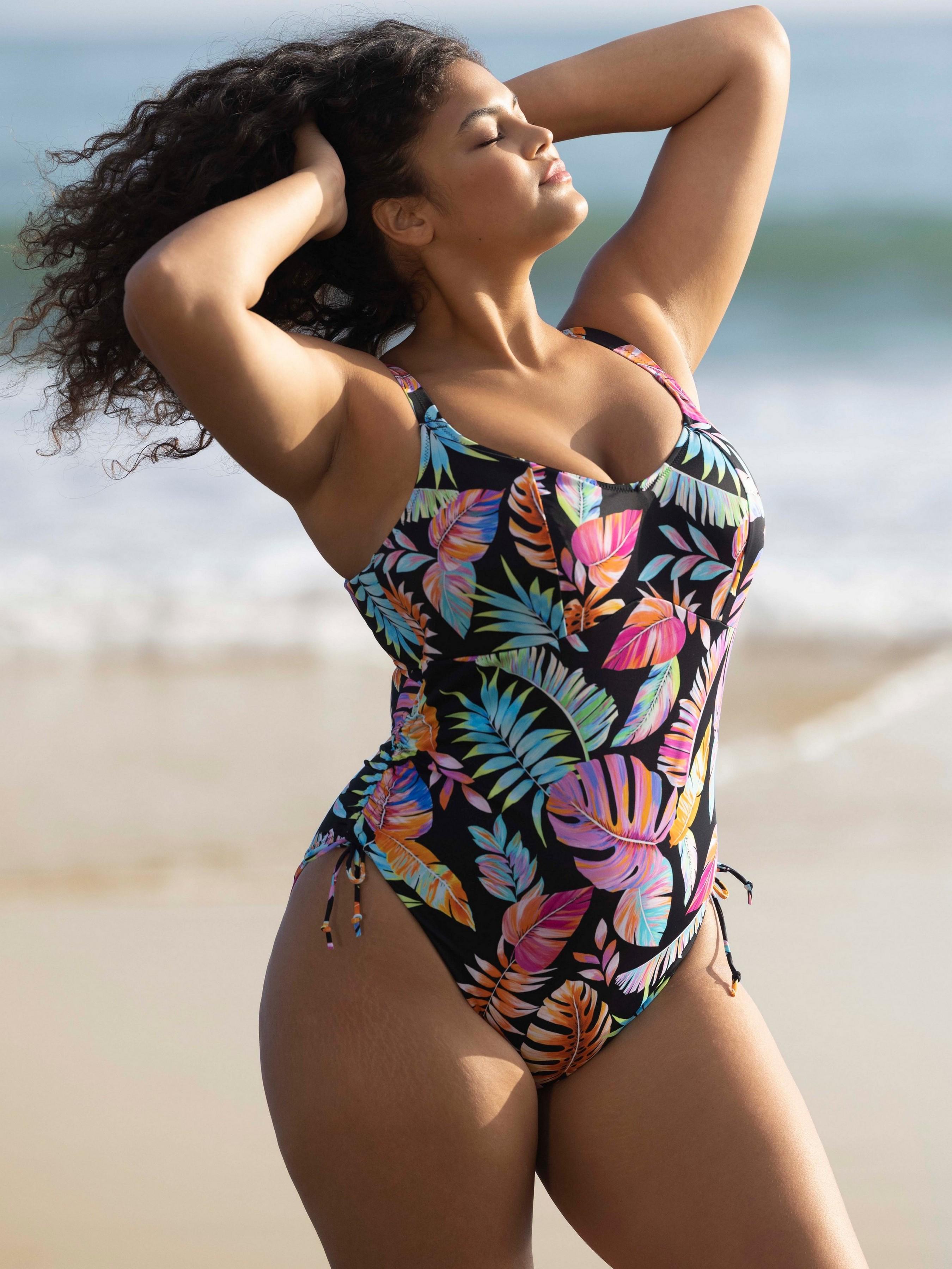 Купальник совместный Elomi Tropical Falls 801543 85G/H Black (889501950812) - фото 5 Купальник совместный Elomi Tropical Falls 801543 85G/H Black (889501950812) - фото 5