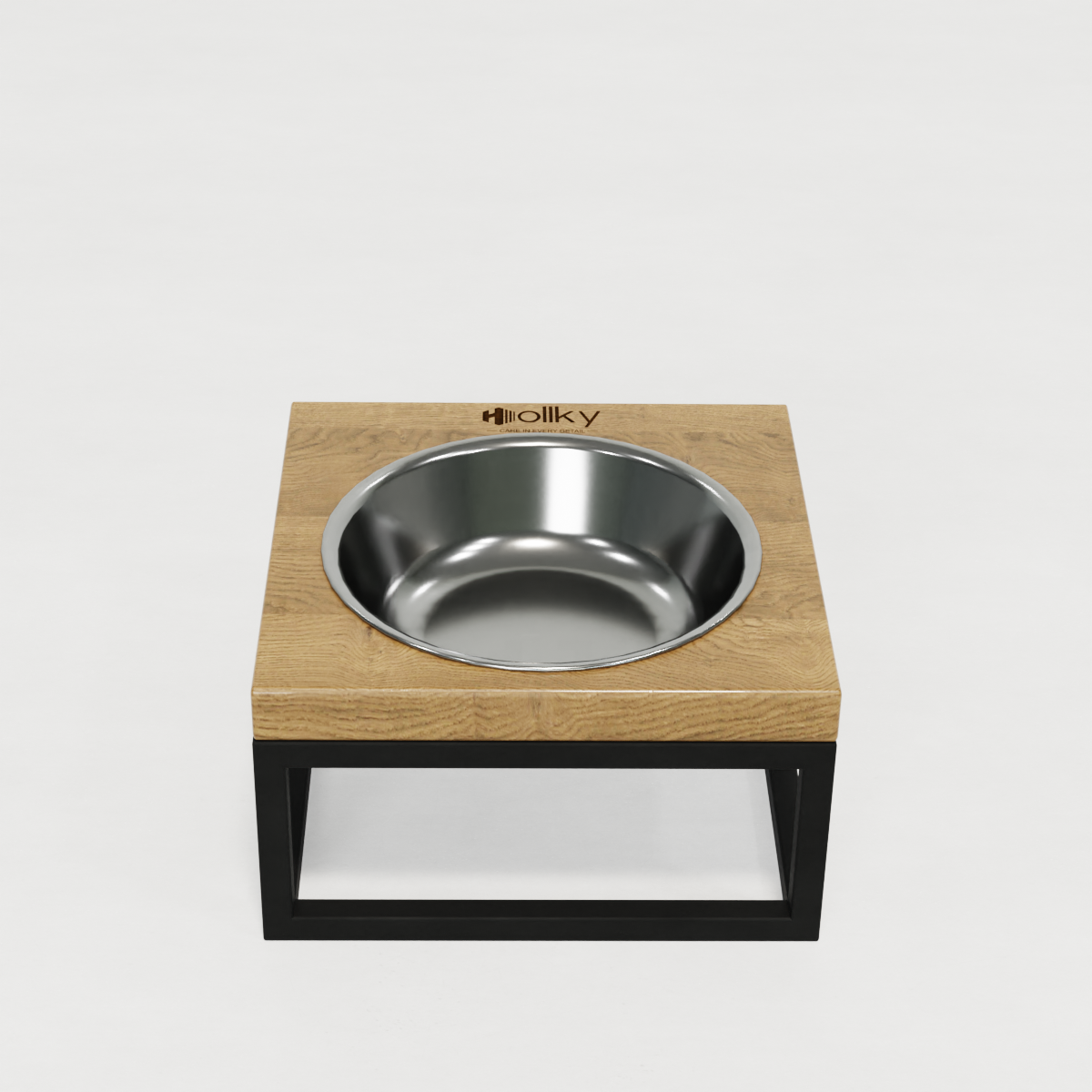 Миска на подставке для кошек и маленьких собак Hollky Base Solo S 0,45 л (S-18187-BLNT) - фото 2 Миска на подставке для кошек и маленьких собак Hollky Base Solo S 0,45 л (S-18187-BLNT) - фото 2