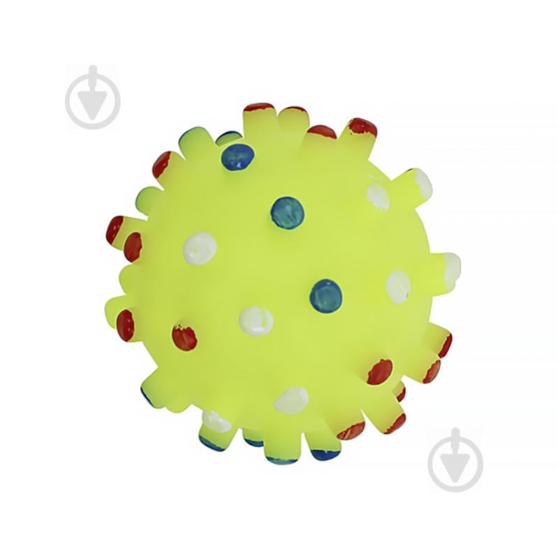 Игрушка Мяч для собак с пищалкой Taotaopets 065529 6,5см Yellow Игрушка Мяч для собак с пищалкой Taotaopets 065529 6,5см Yellow