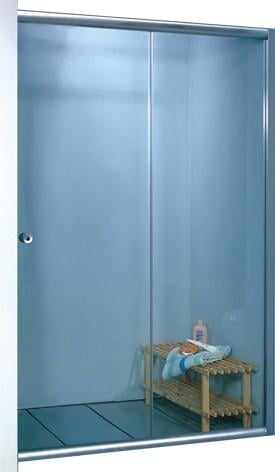 Штора-кабіна для душу KO&PO 7053 F 130 двохсекційна розсувна матове скло 130х180 см - фото 2 Штора-кабіна для душу KO&PO 7053 F 130 двохсекційна розсувна матове скло 130х180 см - фото 2