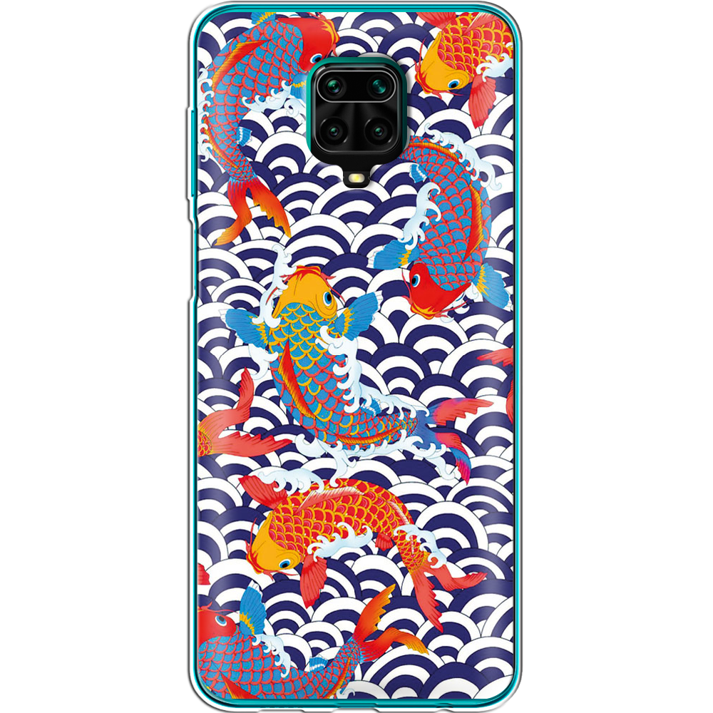 Чохол Boxface Xiaomi Redmi Note 9S Koi Fish Прозорий силікон (39475-up2477-39475)